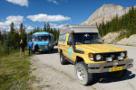 En tussen Jasper en Banff komen we Petra weer tegen!